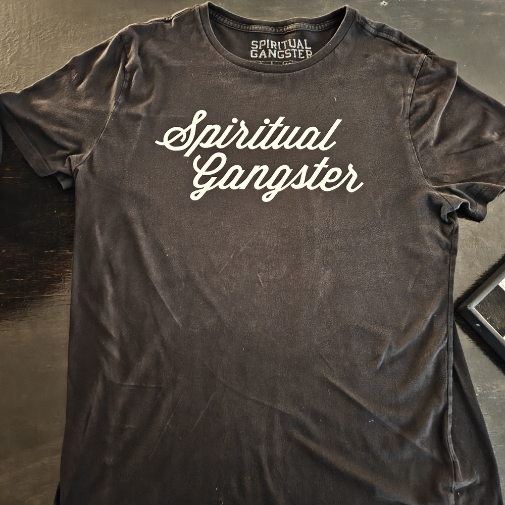 Spiritual Gangster Charcoal Tee